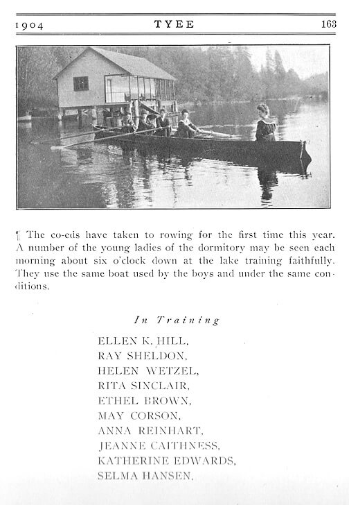 Washington Rowing Women's History