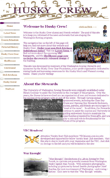 Old Husky Crew Website